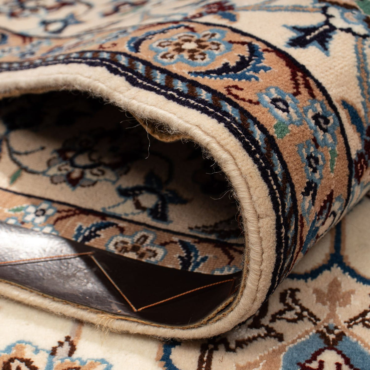 Perzisch tapijt - Nain - Koninklijk - 291 x 202 cm - beige