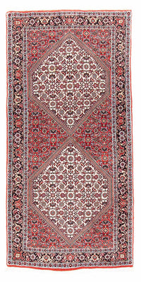 Perzisch tapijt - Bijar - 152 x 75 cm - licht rood
