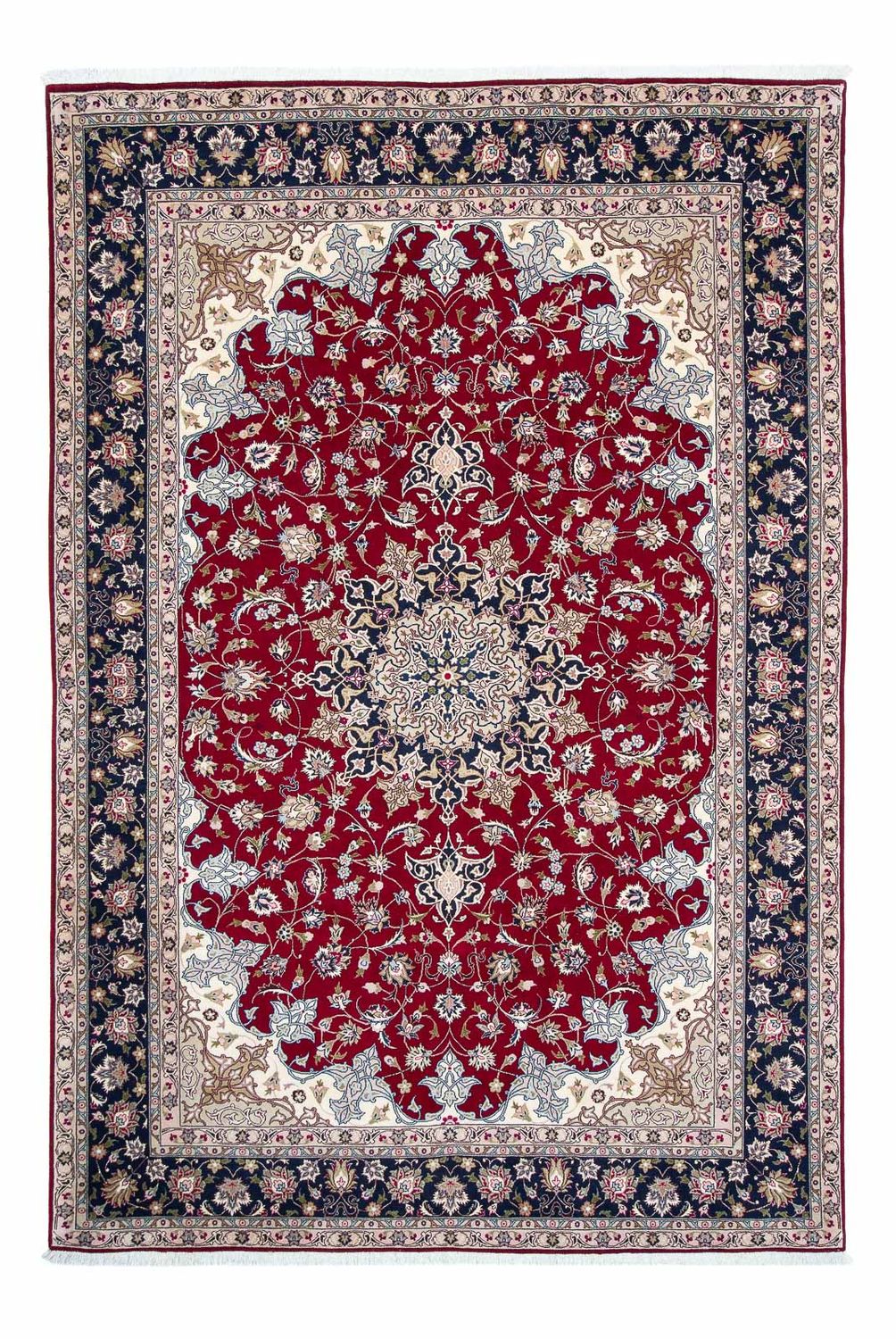 Perzisch tapijt - Tabriz - Royal - 297 x 203 cm - donkerrood