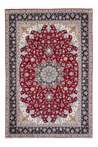 Perzisch tapijt - Tabriz - Royal - 297 x 203 cm - donkerrood