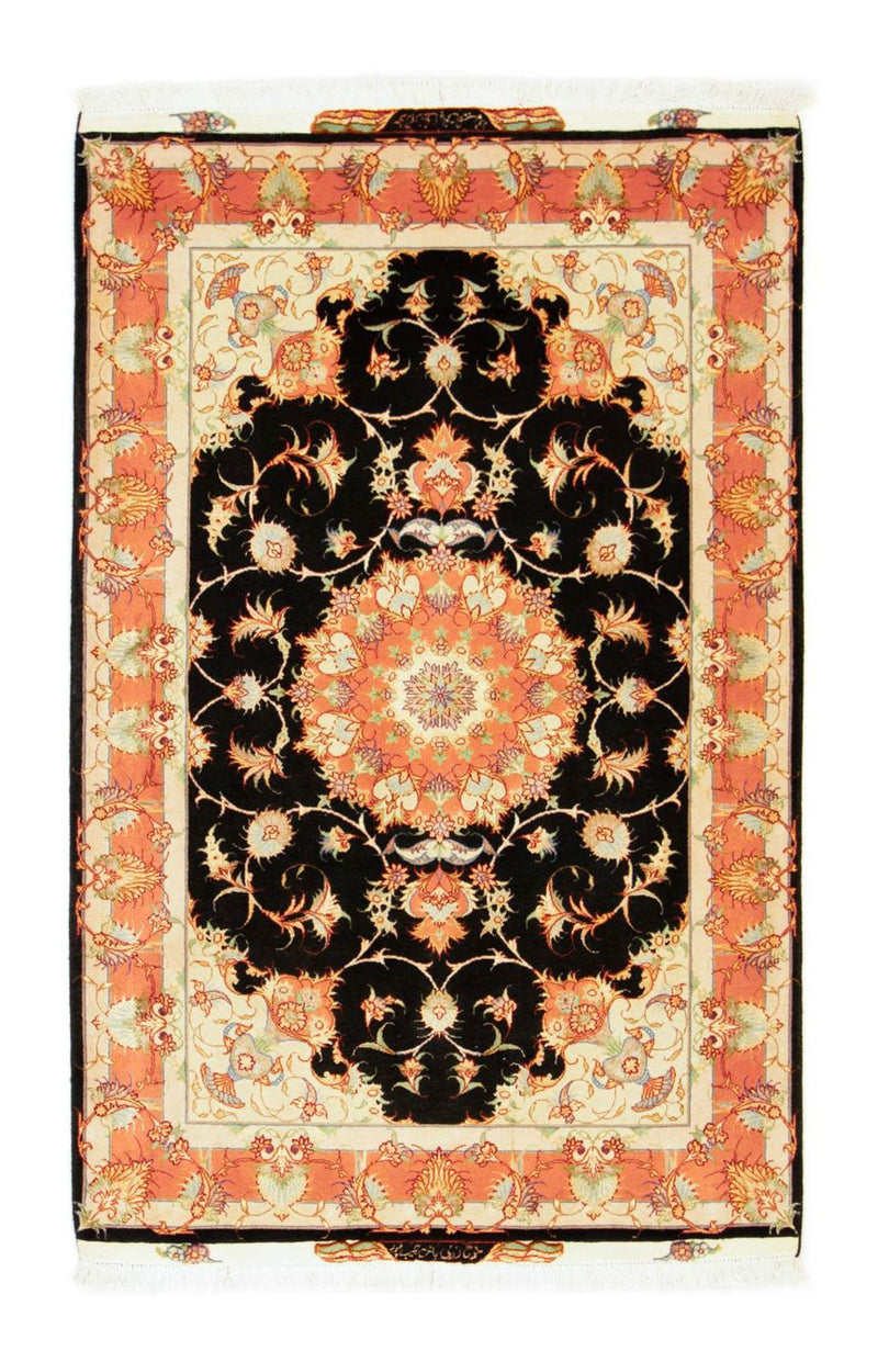 Perzisch tapijt - Tabriz - Royal - 163 x 104 cm - zwart