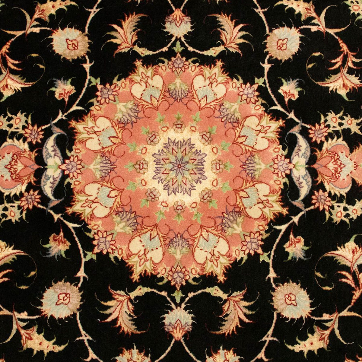 Perzisch tapijt - Tabriz - Royal - 163 x 104 cm - zwart