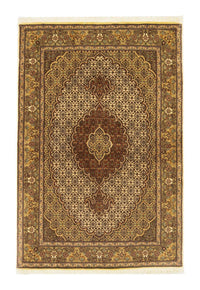 Perzisch tapijt - Tabriz - Royal - 151 x 104 cm - beige