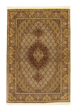 Perzisch tapijt - Tabriz - Royal - 151 x 104 cm - beige