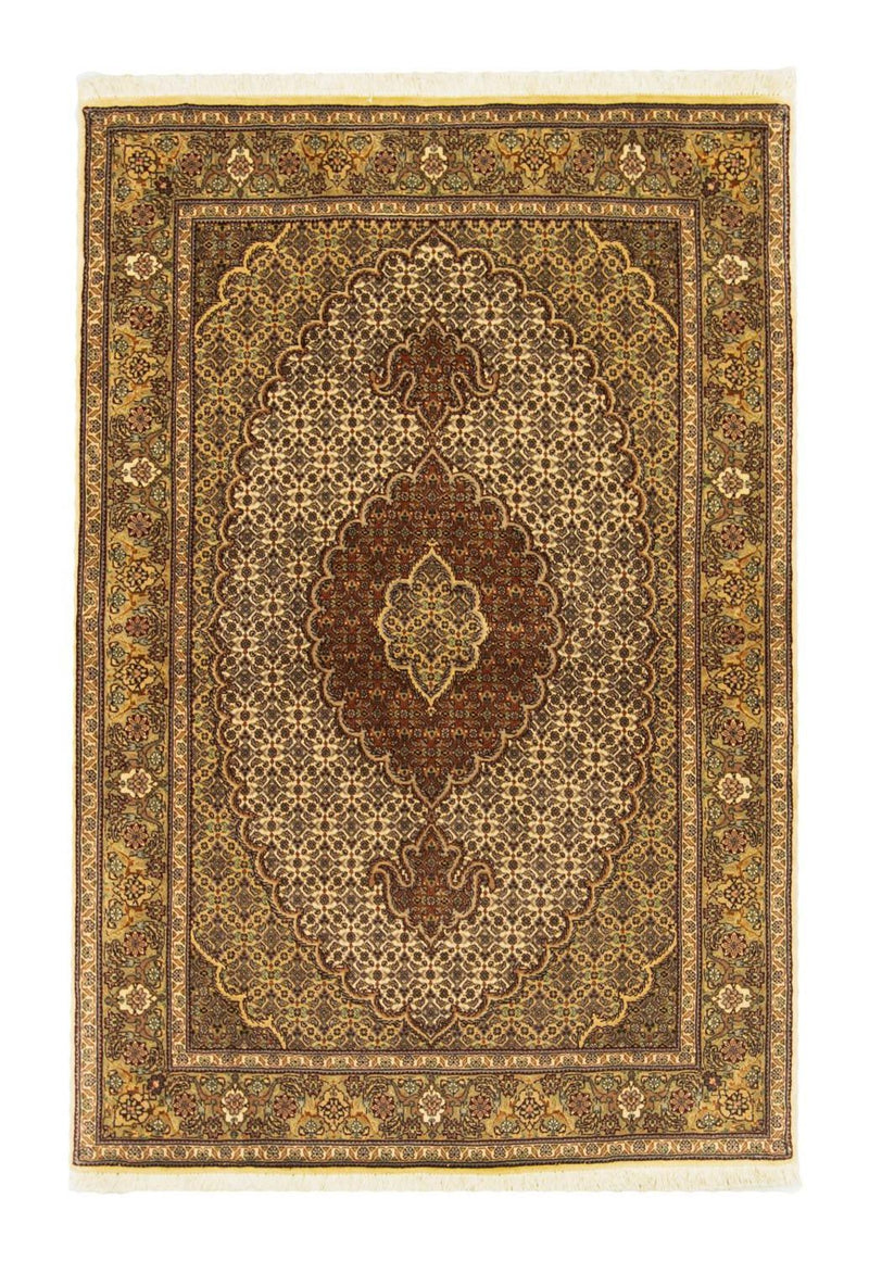 Perzisch tapijt - Tabriz - Royal - 151 x 104 cm - beige