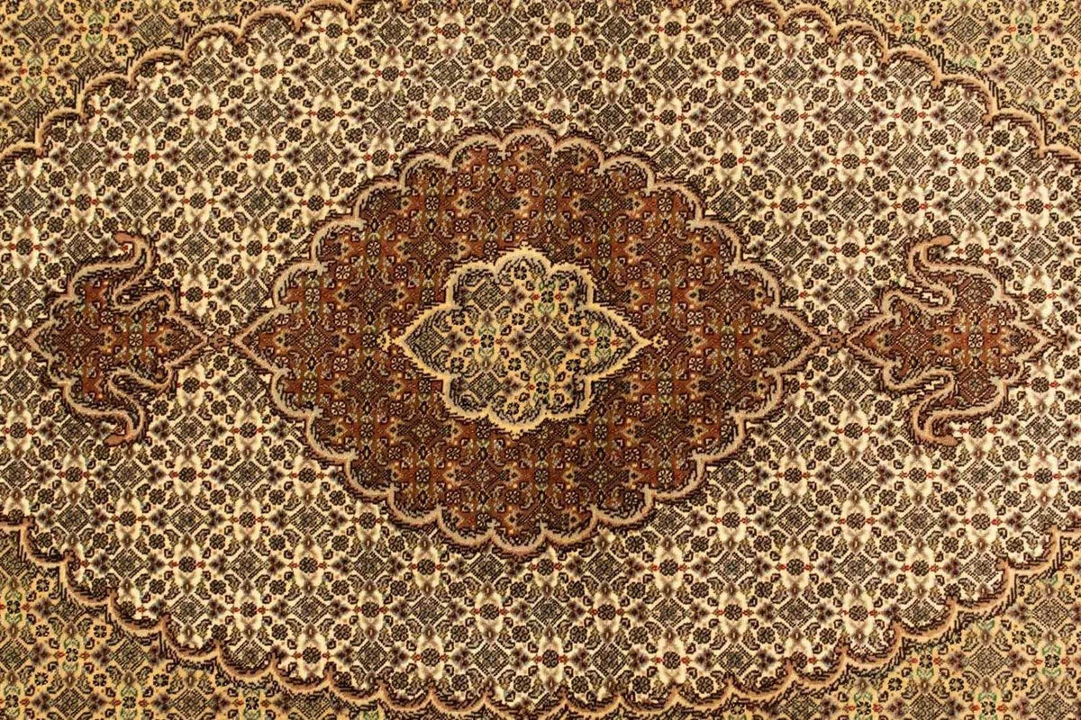 Perzisch tapijt - Tabriz - Royal - 151 x 104 cm - beige