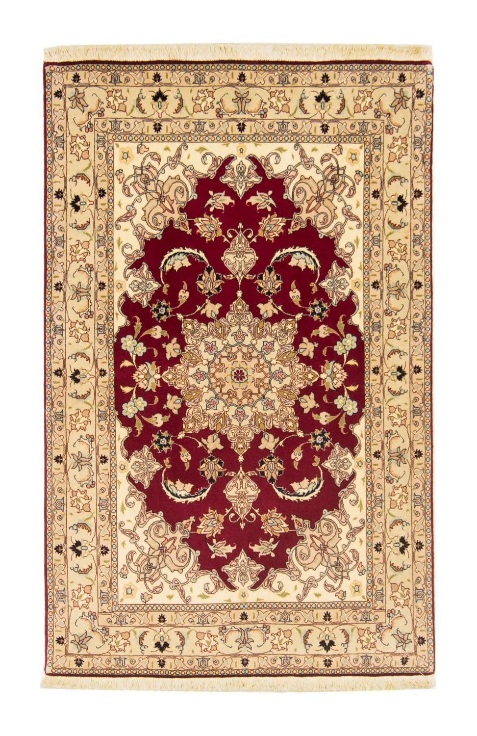 Perzisch tapijt - Tabriz - Royal - 159 x 99 cm - rood