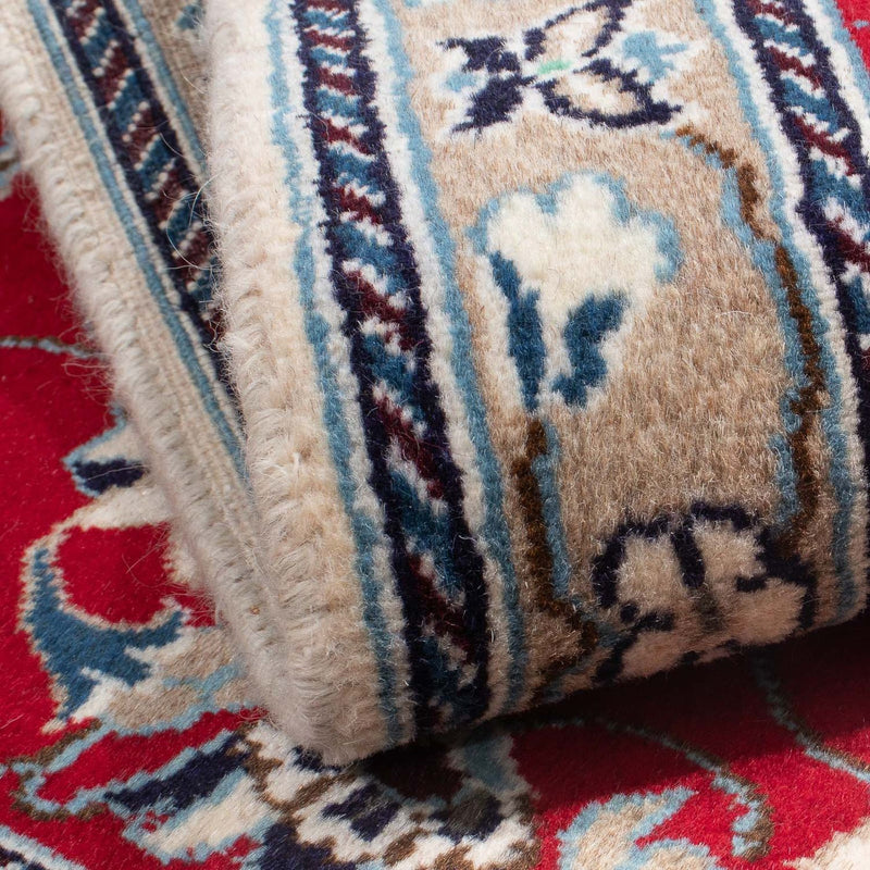 Perzisch tapijt - Nain - 134 x 89 cm - donkerrood