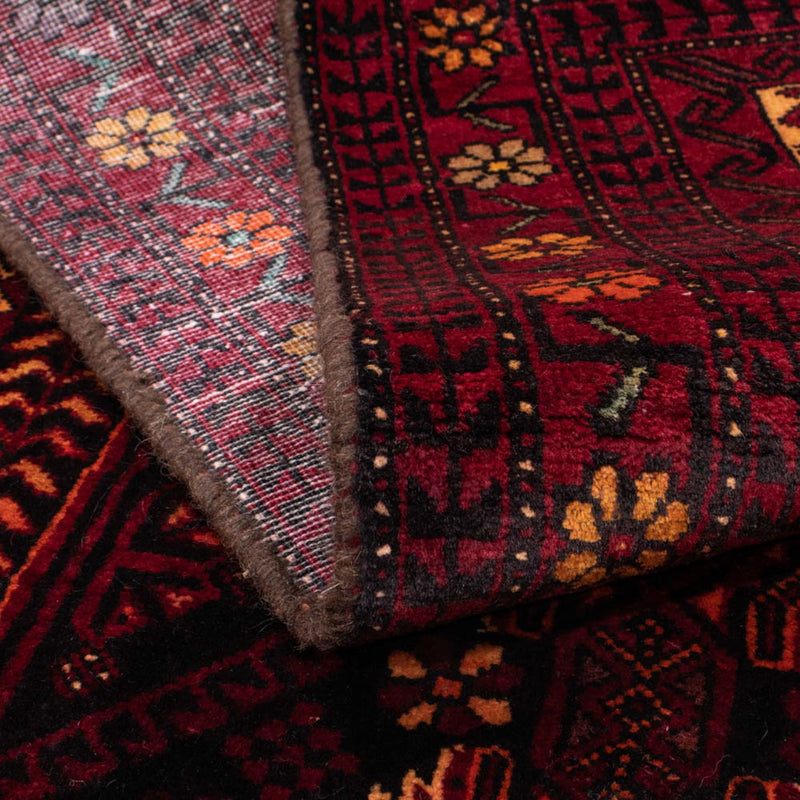Loper Baluch tapijt - 216 x 102 cm - donkerrood