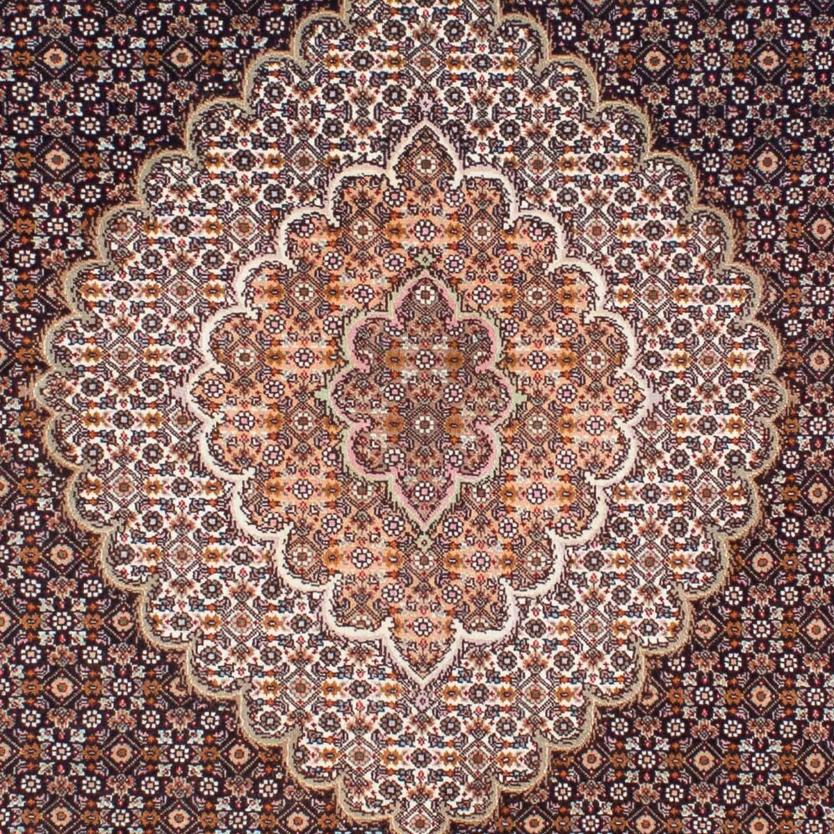 Perzisch tapijt - Tabriz - 200 x 154 cm - donkerbruin