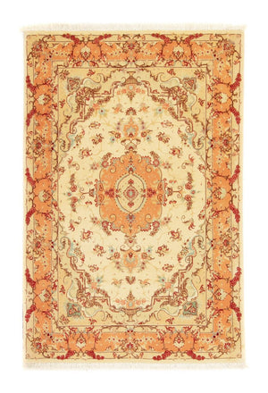 Perzisch tapijt - Tabriz - Royal - 148 x 100 cm - beige