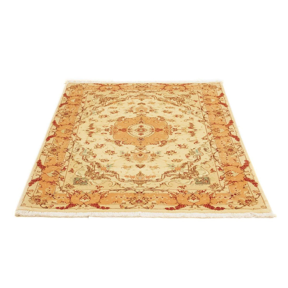 Perzisch tapijt - Tabriz - Royal - 148 x 100 cm - beige