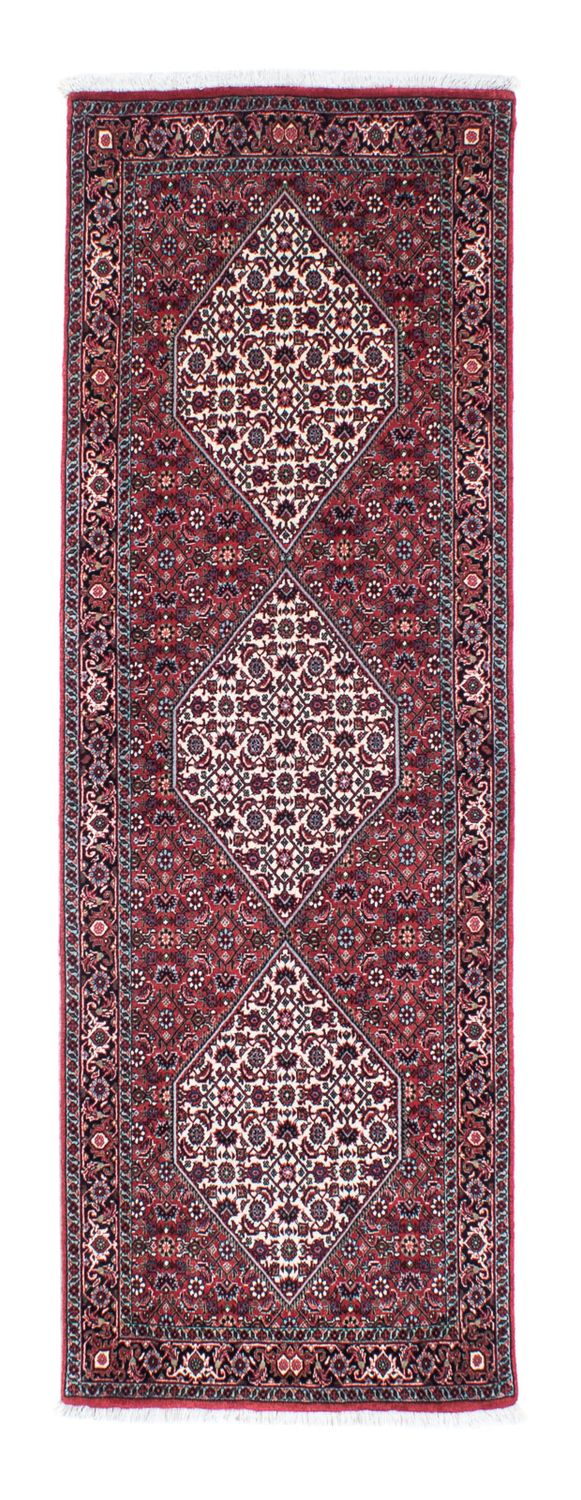 Loper Perzisch tapijt - Bijar - 207 x 73 cm - rood