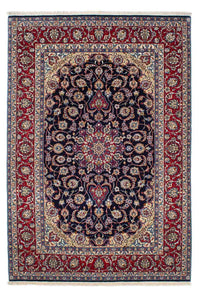 Perzisch tapijt - Isfahan - Premium - 233 x 160 cm - donkerblauw
