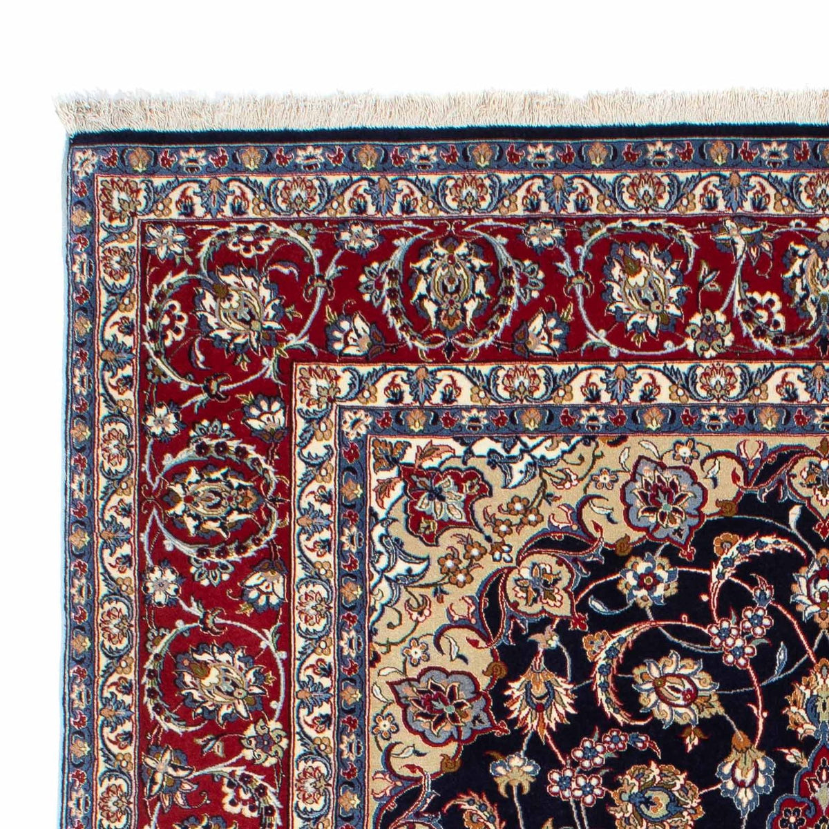 Perzisch tapijt - Isfahan - Premium - 233 x 160 cm - donkerblauw