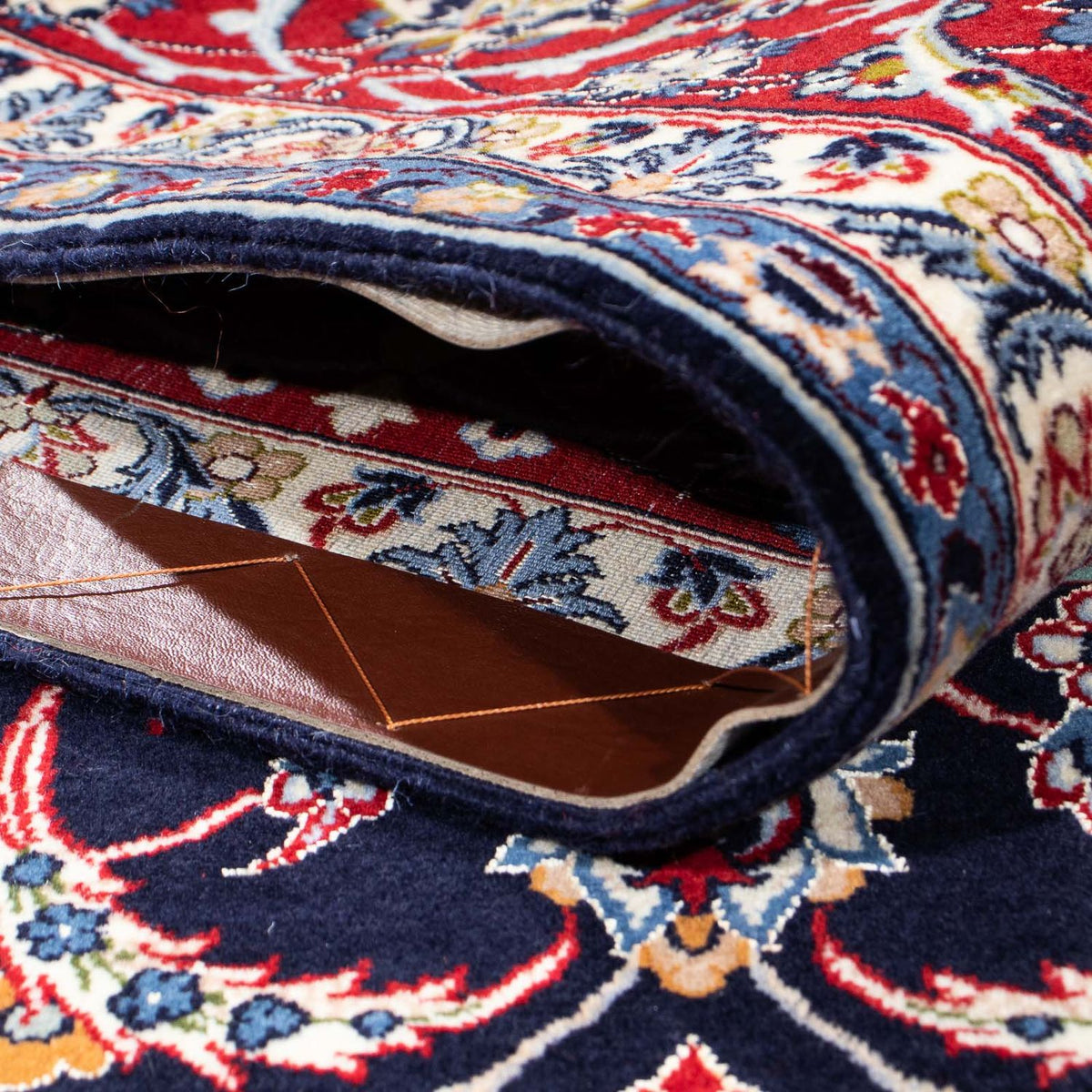 Perzisch tapijt - Isfahan - Premium - 233 x 160 cm - donkerblauw