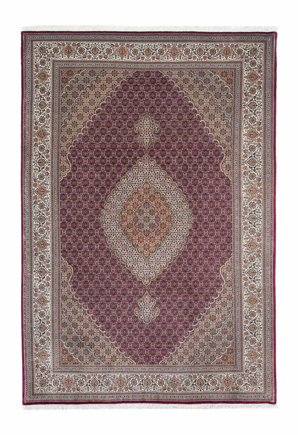 Perzisch tapijt - Tabriz - 302 x 203 cm - donkerrood