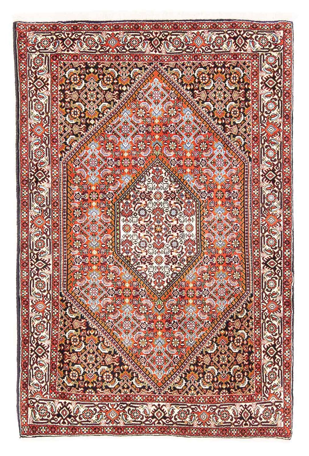 Perzisch tapijt - Bijar - 158 x 103 cm - licht rood