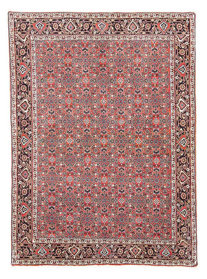 Perzisch tapijt - Bijar - 137 x 96 cm - donkerrood