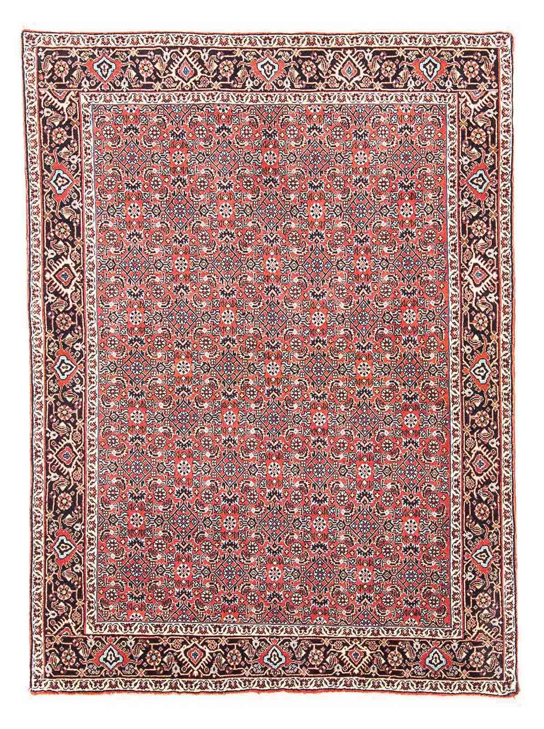 Perzisch tapijt - Bijar - 137 x 96 cm - donkerrood