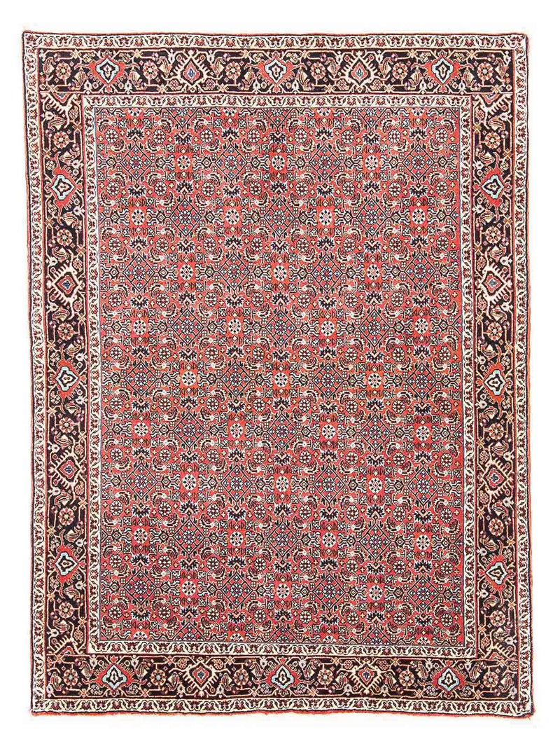Perzisch tapijt - Bijar - 137 x 96 cm - donkerrood