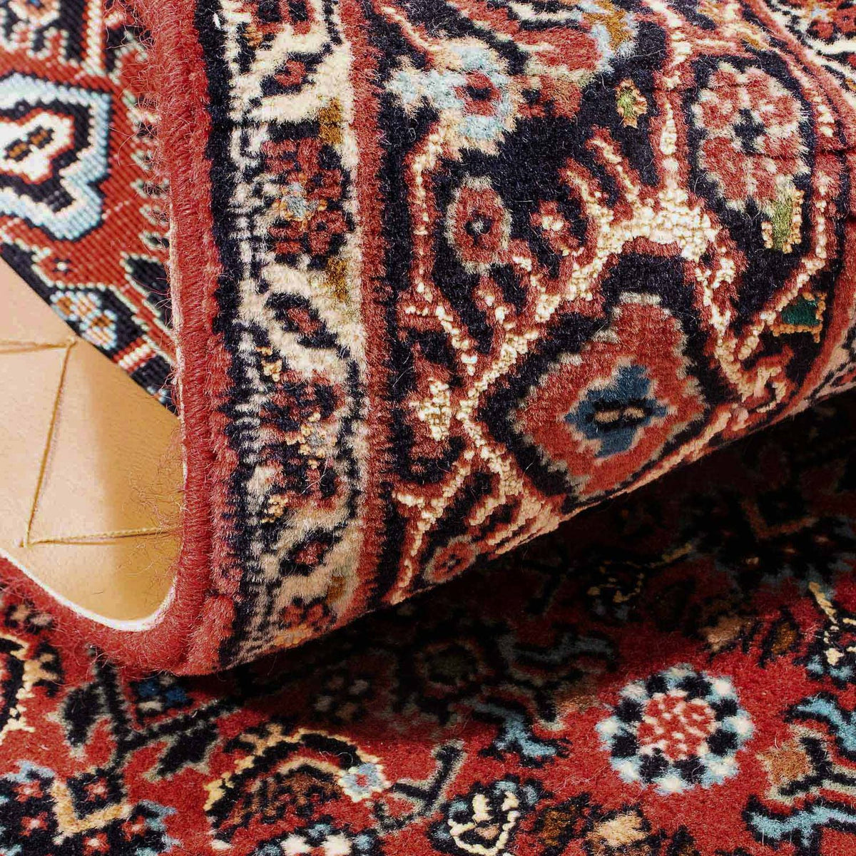 Perzisch tapijt - Bijar - 137 x 96 cm - donkerrood