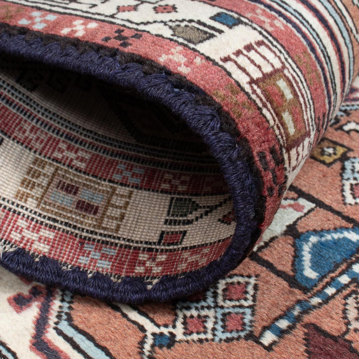 Loper Perzisch tapijt - Bijar - 208 x 133 cm - beige