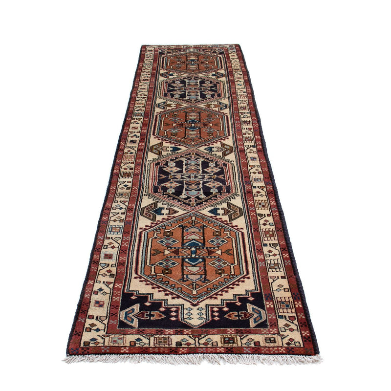 Loper Perzisch tapijt - Bijar - 208 x 133 cm - beige
