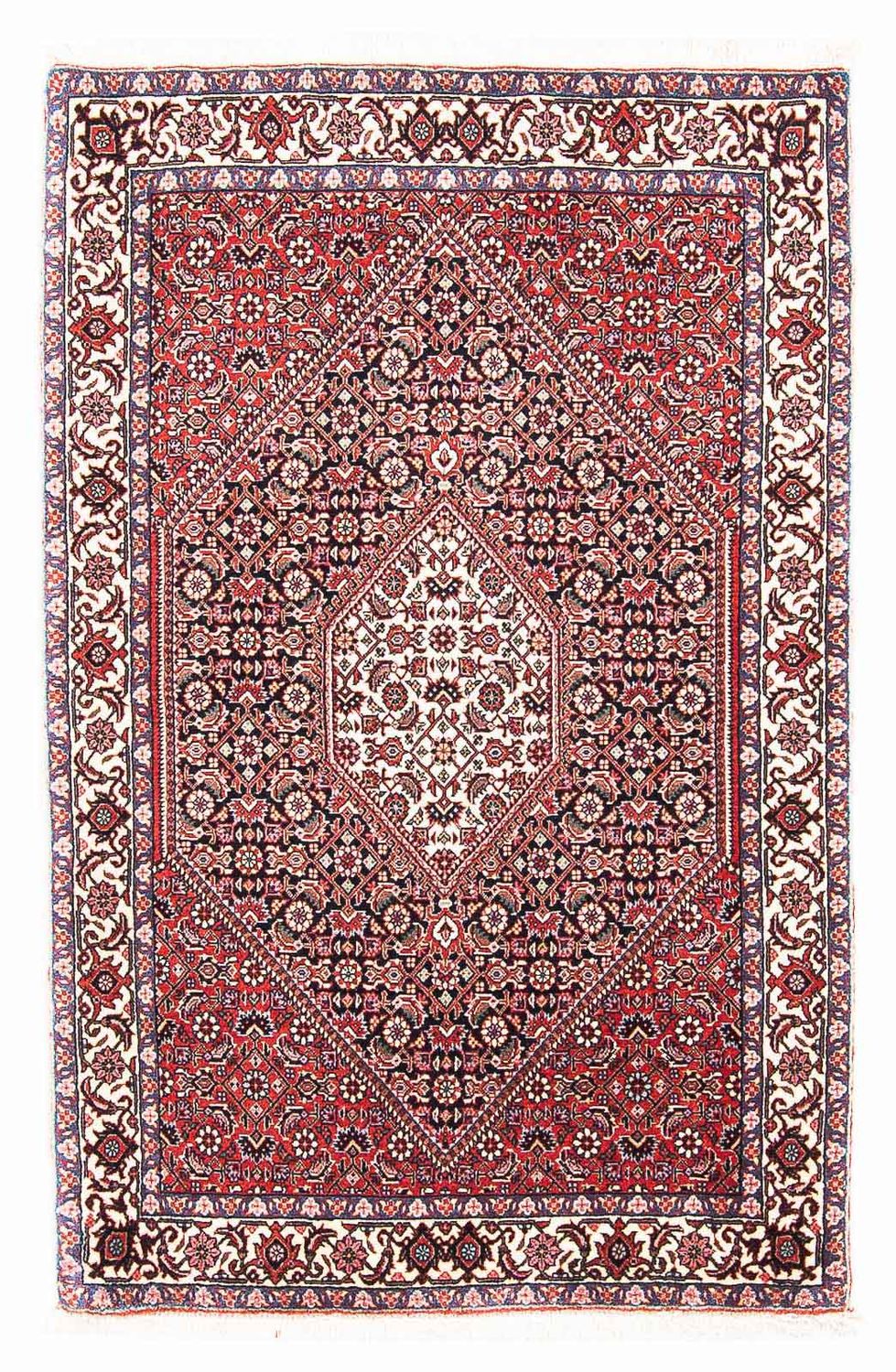 Perzisch tapijt - Bijar - 130 x 83 cm - rood