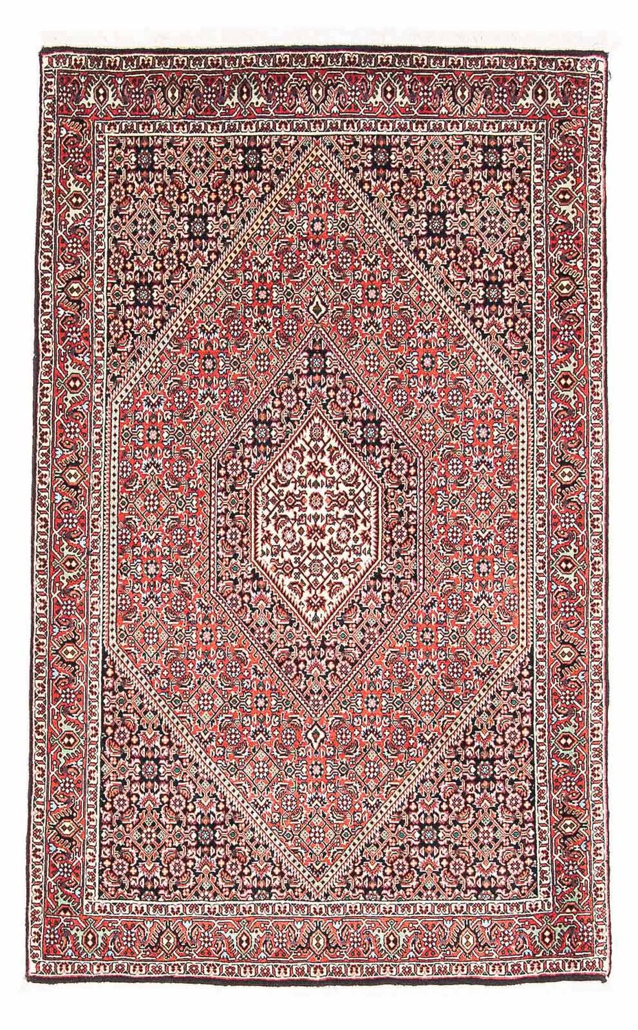Perzisch tapijt - Bijar - 145 x 88 cm - licht rood