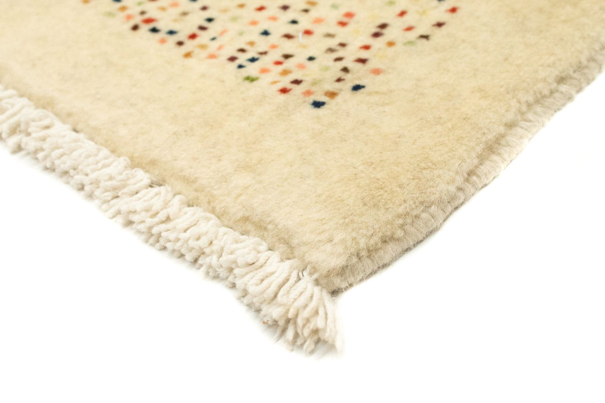Gabbeh Tapijt - Loribaft Perzisch - 242 x 158 cm - beige