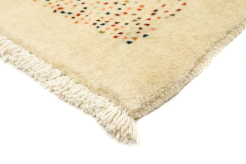 Gabbeh Tapijt - Loribaft Perzisch - 242 x 158 cm - beige