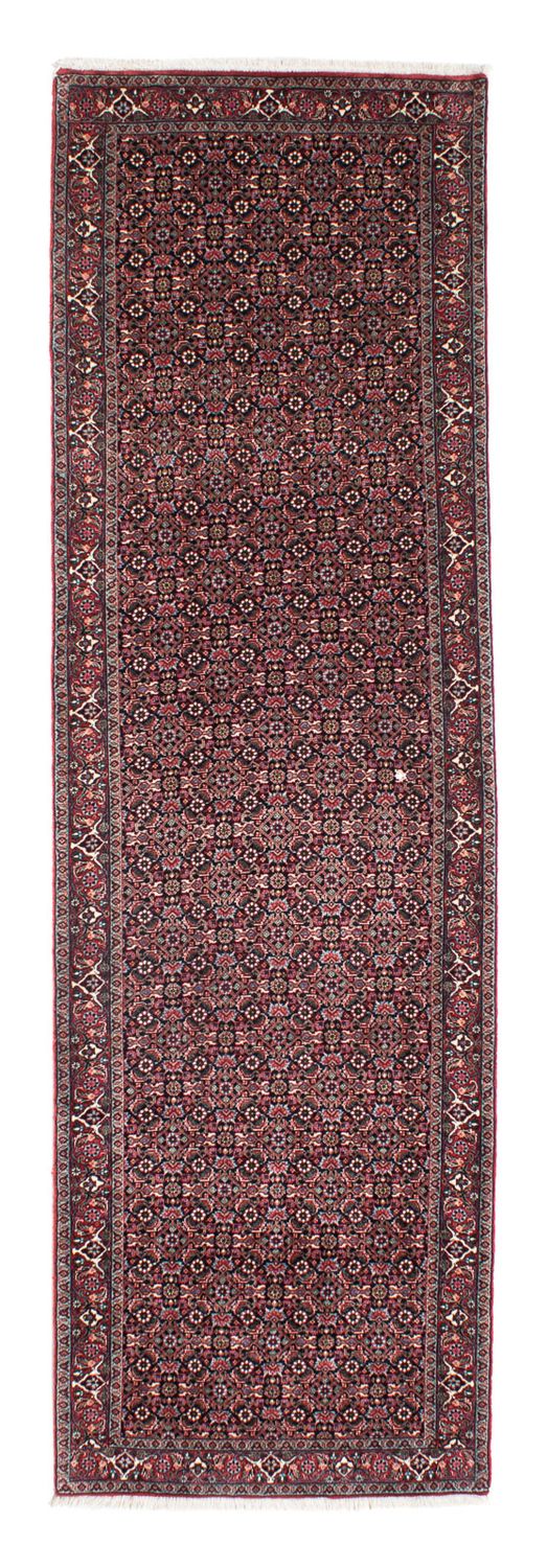 Loper Perzisch tapijt - Bijar - 288 x 86 cm - rood