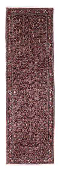 Loper Perzisch tapijt - Bijar - 288 x 86 cm - rood