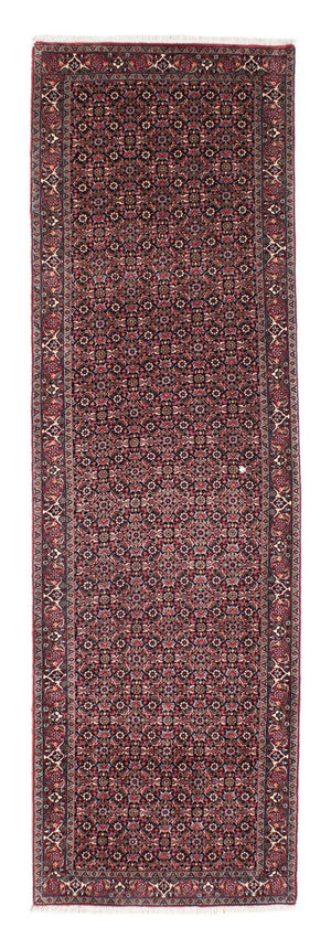 Loper Perzisch tapijt - Bijar - 288 x 86 cm - rood