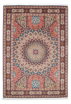 Perzisch tapijt - Tabriz - Royal - 242 x 168 cm - veelkleurig