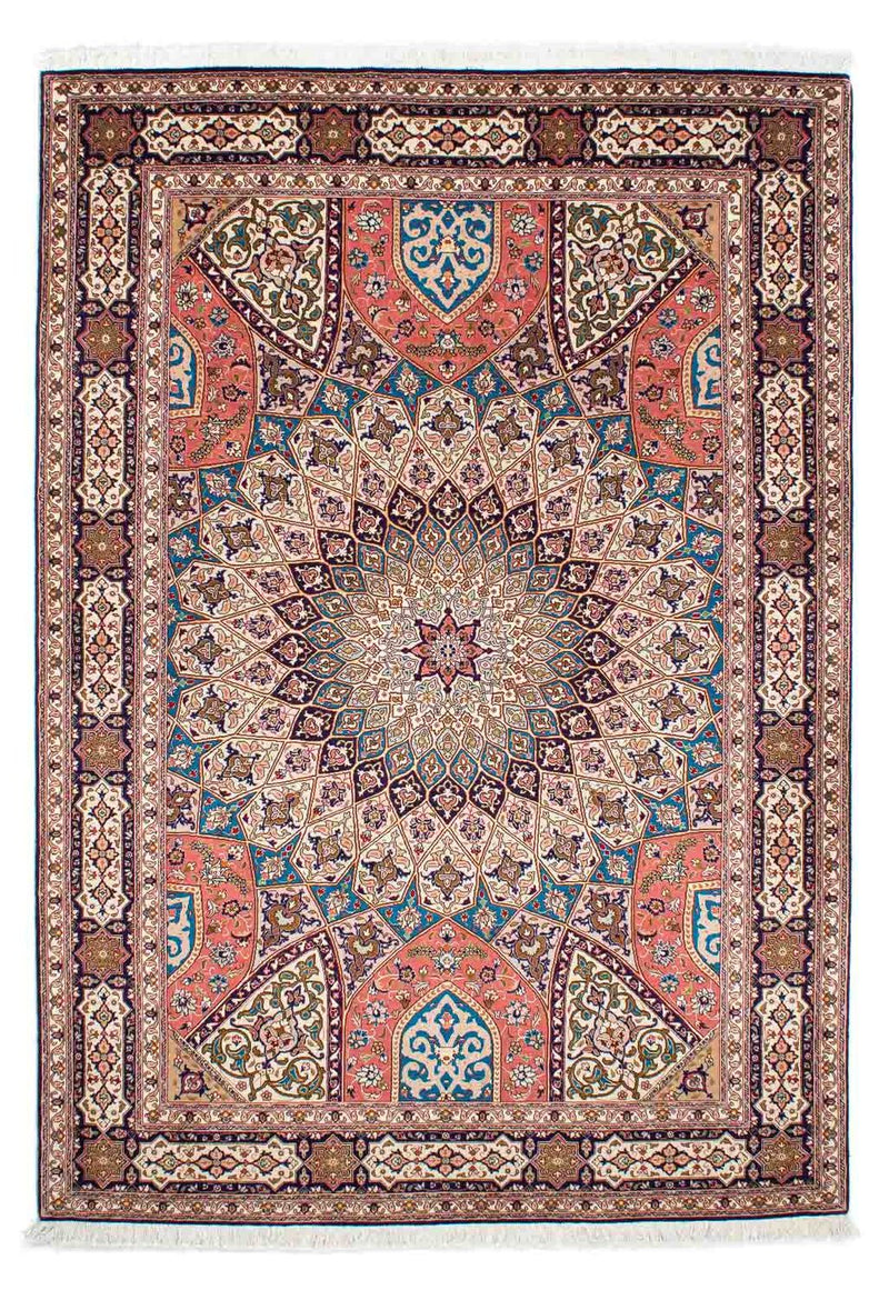 Perzisch tapijt - Tabriz - Royal - 242 x 168 cm - veelkleurig