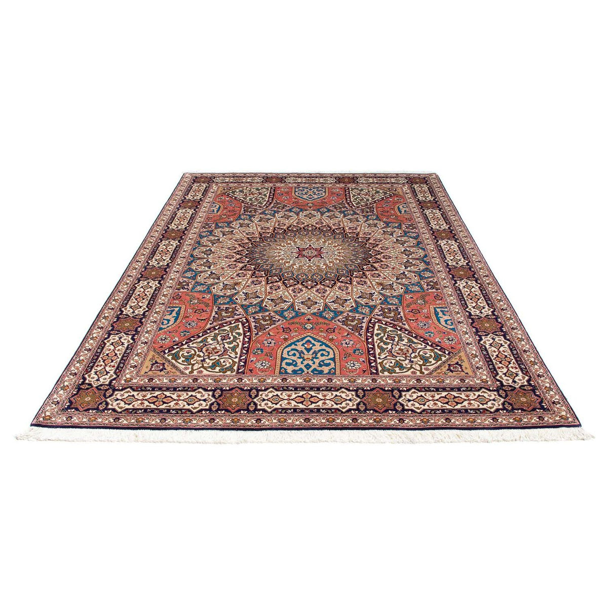 Perzisch tapijt - Tabriz - Royal - 242 x 168 cm - veelkleurig