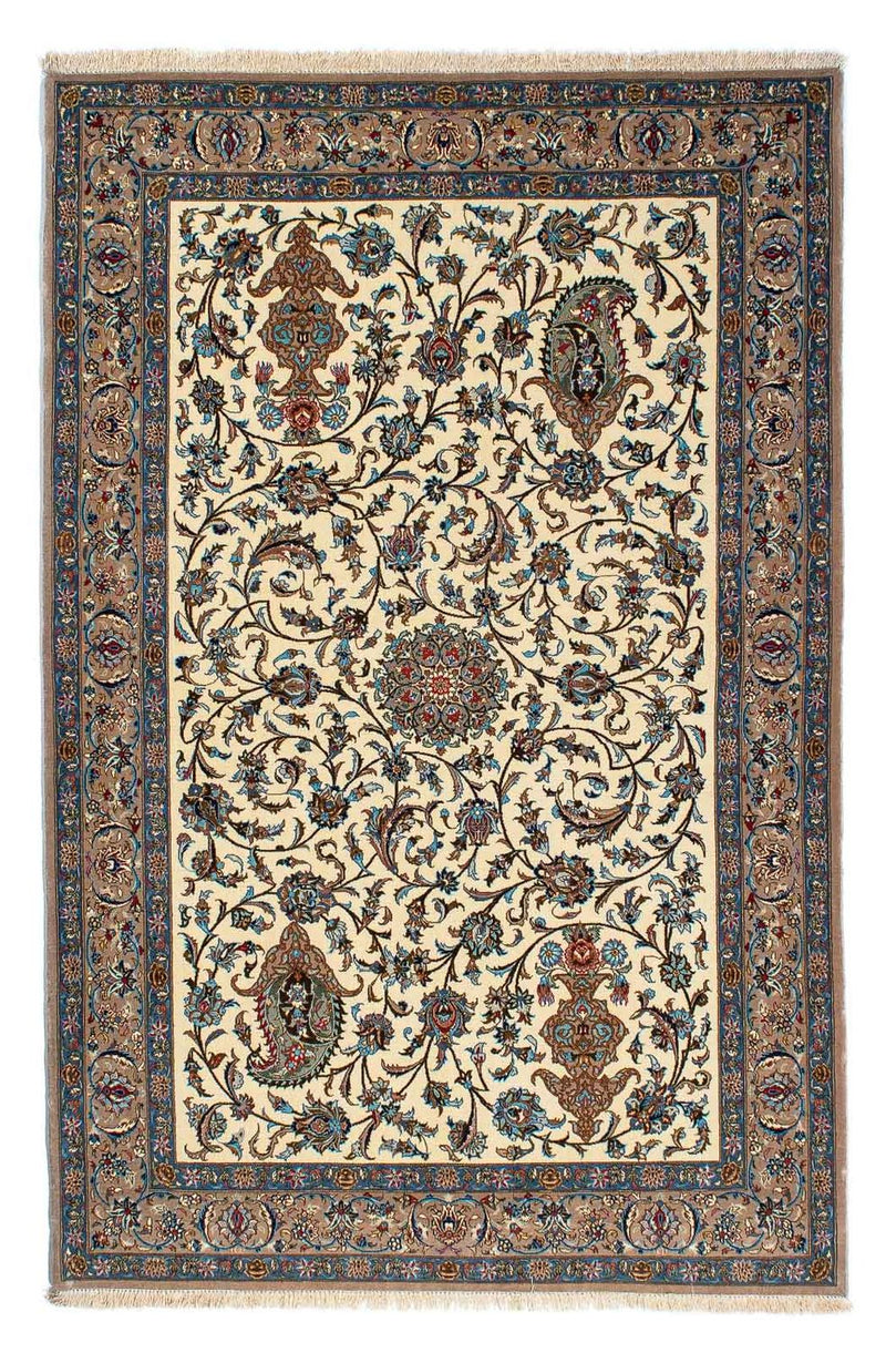 Perzisch tapijt - Isfahan - Premium - 207 x 134 cm - beige