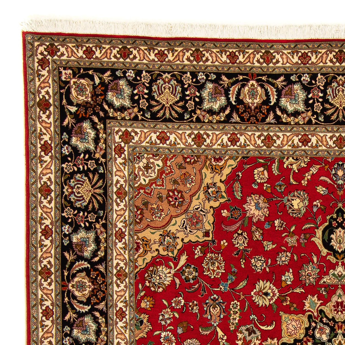 Perzisch tapijt - Tabriz - Royal vierkant  - 208 x 200 cm - rood