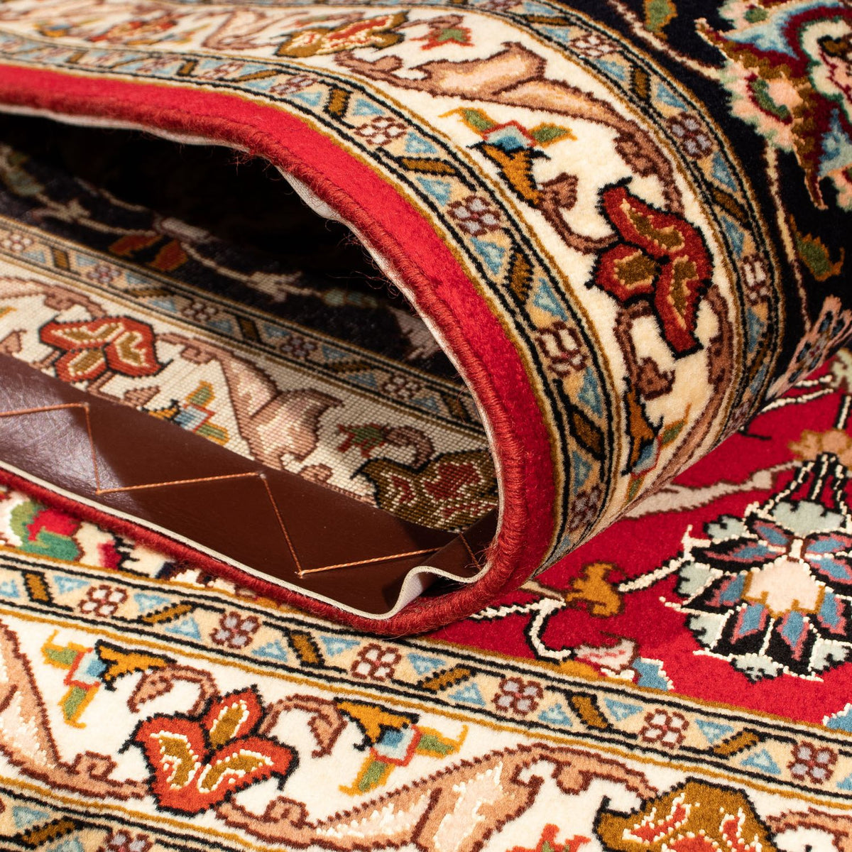 Perzisch tapijt - Tabriz - Royal vierkant  - 208 x 200 cm - rood