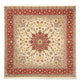 Tabriz - 50 Raj Tapijt 208x209cm - Perzisch tapijt