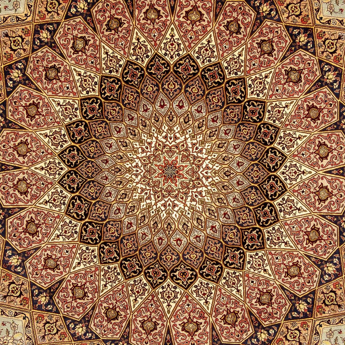 Perzisch tapijt - Tabriz - Royal - 355 x 252 cm - veelkleurig