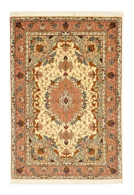 Perzisch tapijt - Tabriz - Royal - 152 x 100 cm - beige