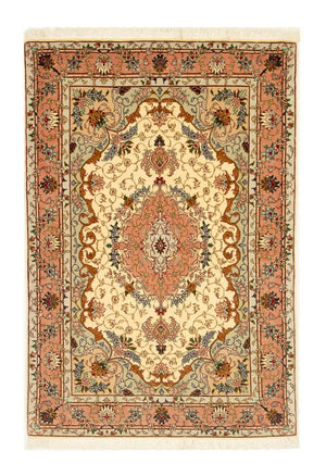 Perzisch tapijt - Tabriz - Royal - 152 x 100 cm - beige