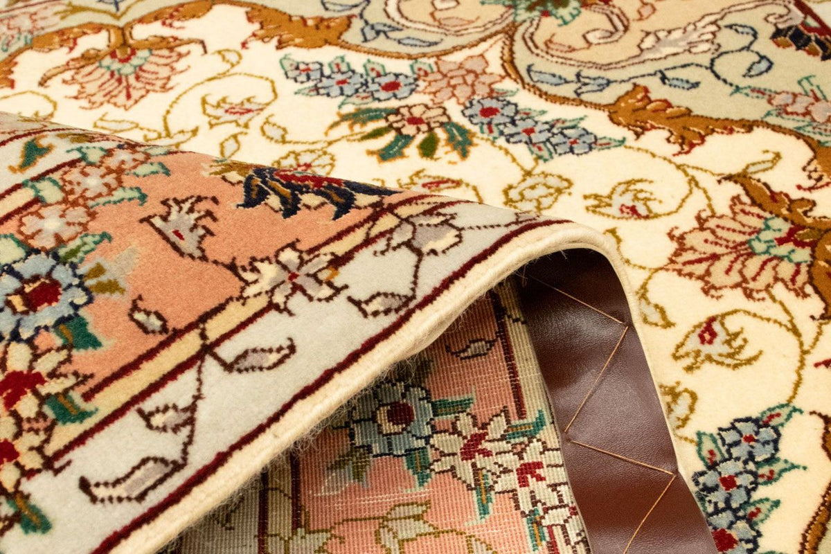 Perzisch tapijt - Tabriz - Royal - 152 x 100 cm - beige