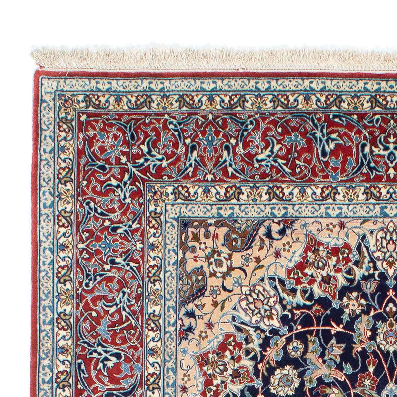 Perzisch tapijt - Isfahan - Premium - 220 x 152 cm - donkerblauw