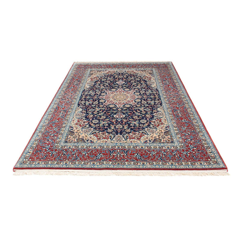 Perzisch tapijt - Isfahan - Premium - 220 x 152 cm - donkerblauw