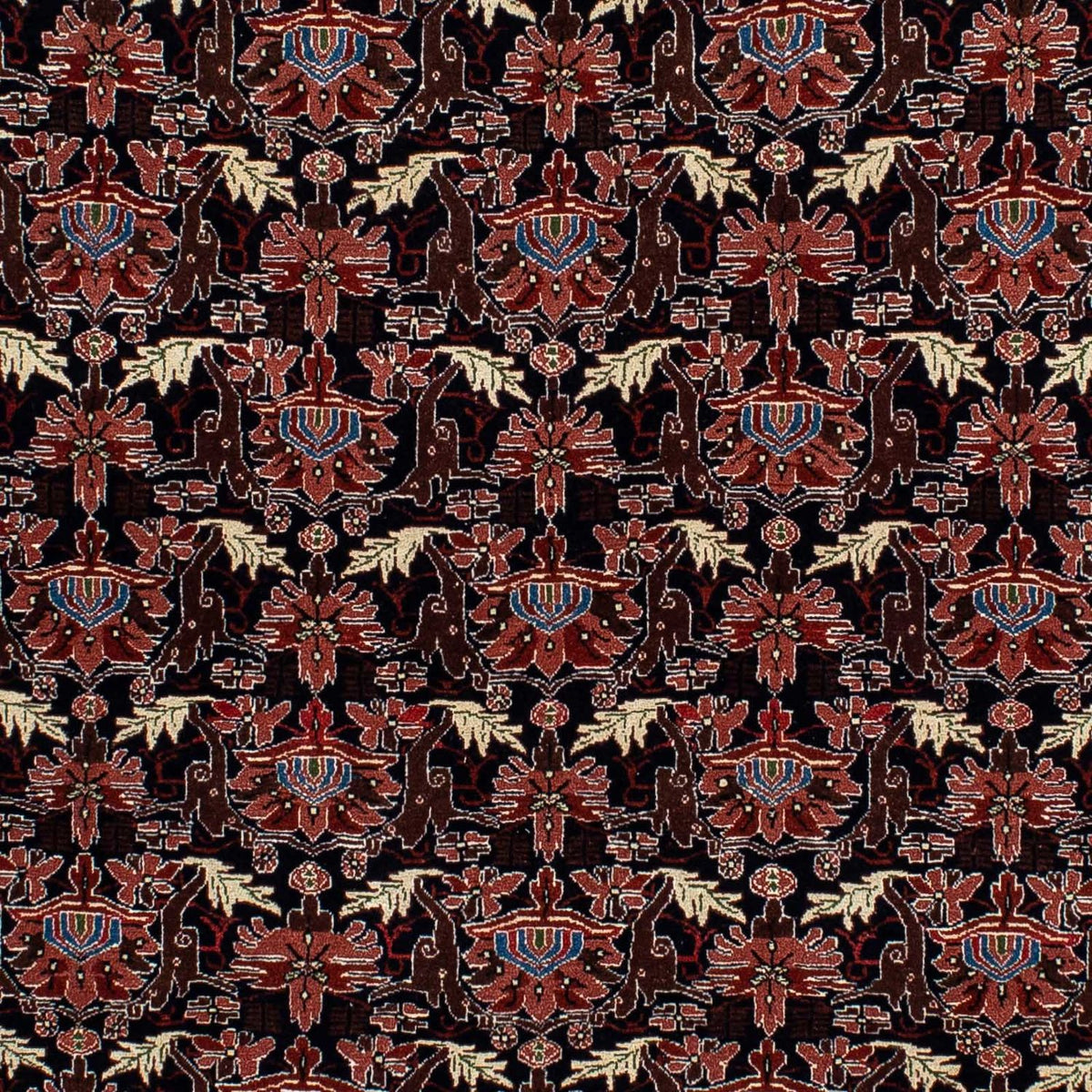 Perzisch tapijt - Ghom - 186 x 141 cm - donkerblauw