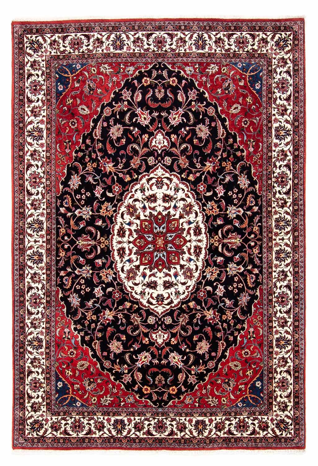 Perzisch tapijt - Bijar - 248 x 173 cm - donkerblauw